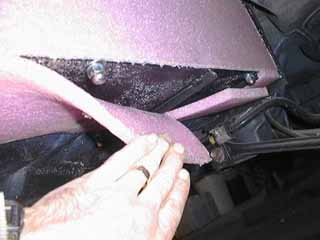 Battery hold-down rod lower acorn nuts