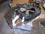 Finished radiator assembly, almost ready for mounting
