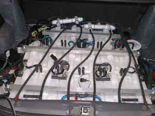 Rear cooling plumbing complete