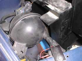Vacuum ball in way